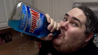 PICKLEBOY DRINKS WINDEX PRANK [upl. by Schwab]