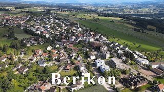 4K Birds view of Berikon AG Switzerland [upl. by Urbas537]