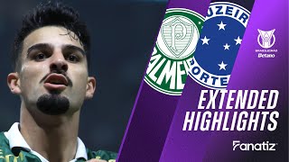 Palmeiras vs Cruzeiro 20 I Game Highlights I Brasileirão 2024 [upl. by Ycnahc]