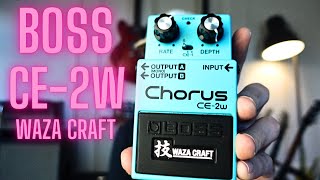 Boss CE 2W  How I use this Classic Chorus Pedal [upl. by Heigl]