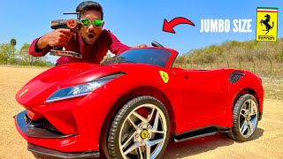 RC Big Size Ferrari Car Vs Fastest JLB Cheetah Car Unboxing amp Testing  Chatpat toy tv [upl. by Previdi]