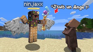 Je dois finir Minecraft en étant un Ange cétait stylé [upl. by Malloy]