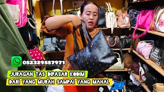 Thrifting ke lapak tas dipasar kodimcek ombak kios tas second branded [upl. by Phira]