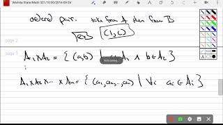 Naive Set Theory Cross Product [upl. by Annahsal]