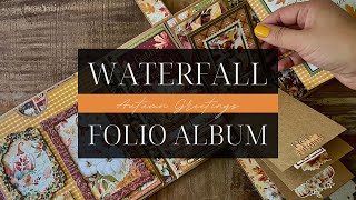 How To Make A Fall Scrapbook With The Graphic 45 Autumn Greetings Album Kit  Graphic 45 [upl. by Akemor946]