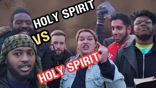 SIRAAJ ENJOYING CHRISTIAN 😃 GROUPS FIGHTING FOR HOLY SPIRIT Speakers Corner [upl. by Rubbico]