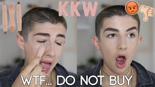 Seriously Kim KKW Beauty Contour Kit Honest Review  Tutorial [upl. by Nwonknu]