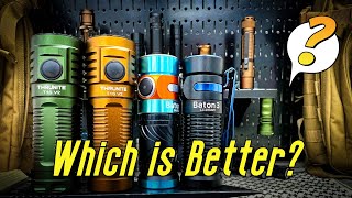 Olight Baton 3 vs Thrunite T1S V2 Which EDC Flashlight Deserves Your Pocket [upl. by Enilaf]