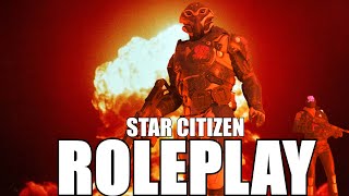 Roleplay Star Citizen PVP player made mission in an 890 jump on Microtech Star citizen gameplay [upl. by Forest]