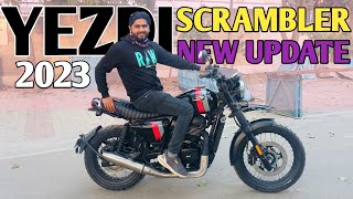 2023 Yezdi Scrambler New Updates and Features  PoweronTorque [upl. by Fia]