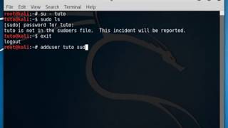 add user to admin sudo on linux kali  ubuntu  debian [upl. by Dragone653]