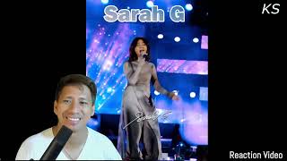 Sarah G  Maybe This Time  Live in GenSan  Reaction Video [upl. by Enavi611]