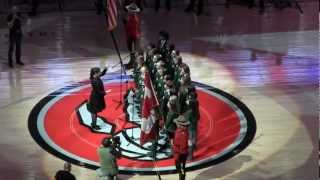 Fern Hill School Choir singing the national anthems [upl. by Sheffield895]