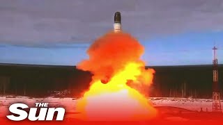 Russia test fires HUGE nuclear missile called Satan 2 [upl. by Coppola]