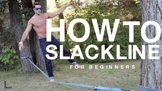 Howto Slackline for Beginners [upl. by Adnomal403]