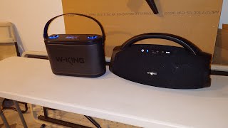 WKing X20 vs H10 🛠 Garage Battle of Sibling Boombox Speakers With Different EQ Settings [upl. by Aihsas]