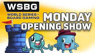 World Series of Board Gaming  Monday Opening Show [upl. by Aniratak]