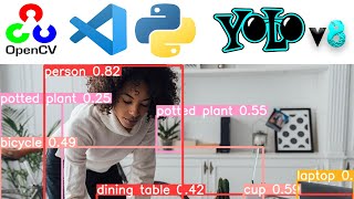 YOLOv8 in python environment for object detection  VSCode  OpenCV implementation of YOLO [upl. by Nauj435]