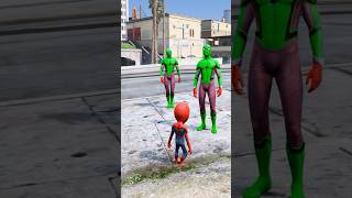 SPIDER MAN DUPLICATE CAME TO HIS HOUSE  gta5 shorts shortsfeed ironman [upl. by Ariadne]