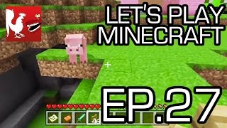 Lets Play Minecraft  Episode 27  Mounted Combat  Rooster Teeth [upl. by Polloch]