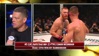 Nate Diaz discusses win over Conor McGregor WARNING Explicit Content [upl. by Cyd532]