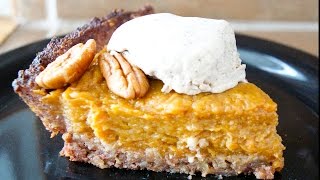 Vegan Sweet Potato Pie with Coconut Whip Cream [upl. by Lener217]