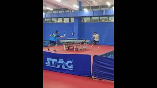 Hit with 💯 power like Quadri Aruna tt tabletennis finish [upl. by Trudnak]