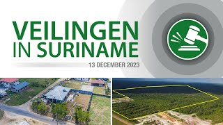 Veilingen in Suriname • 13 december 2023 [upl. by Lednahs]