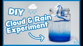 How to make a Rain Cloud in a Jar  Kids Science Experiment [upl. by Etnuahs]