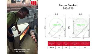 FarrowComfort  Freedom Farrowing Pen [upl. by Eerehs]