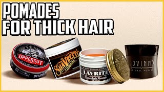 Top 5 Best Pomades For Thick Hair reviews [upl. by Adelind961]