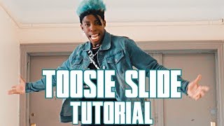 How To Toosie Slide  Right Foot Up Left Foot Slide Drake  Tootsie Slide [upl. by Virge]