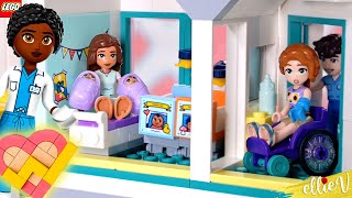 Lego Friends Hospital building the maternity ward  build amp review part 2 [upl. by Nolos7]