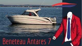 Beneteau Antares 7 usato con Honda 115hp Test in Acqua [upl. by Peterson853]