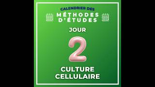 J2  Culture Cellulaire [upl. by Tammara]