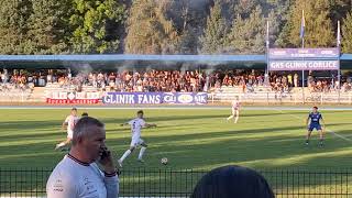 GKS Glinik Gorlice 10 Cracovia II 20 września 2024 oprawa ultras Glinik [upl. by Lacie887]