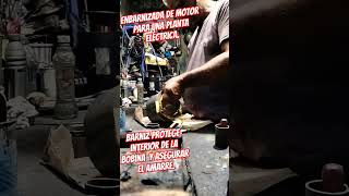 Enbarnizada de motor para planta electrica plantaelectrica embobinado taller [upl. by Edivad196]