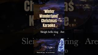 Winter Wonderland Acoustic Guitar Christmas Karaoke Songs with Lyrics [upl. by Andrews]