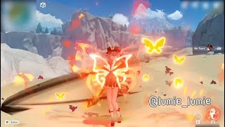 HU TAO SHOWCASE  ELEMENTAL SKILL amp BURST AMAZING GRAPHICS  Hu Tao Genshin Impact [upl. by Hew989]