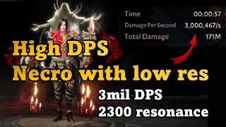 Necromancer primary attack build for Raids vanguard amp dungeons  Diablo Immortal [upl. by Haddad170]