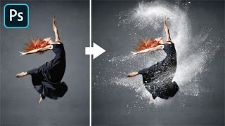 How to Add Powder Explosion Effect to the Photo [upl. by Enylrac]