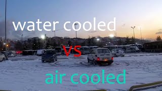 Fiat 126 Tandem Drift air cooled vs water cooled [upl. by Colleen]