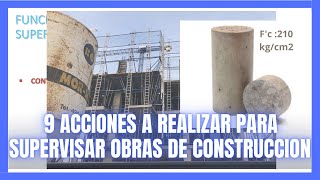 🟠FUNCIONES DEL SUPERVISOR DE OBRAS🟠  🏗 Ingeniero Civil [upl. by Johnathan635]