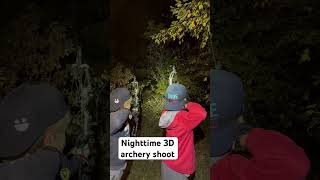 Archery at night We tried it Check out the full video too [upl. by Stilwell]