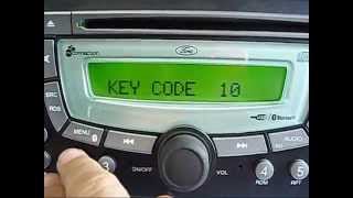 Desbloqueio Code Lock Rádio Visteon Ford [upl. by Ater]