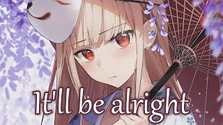 Nightcore  Be Alright Female Version  Lyrics [upl. by Ellerahs]