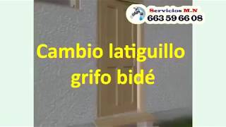 Cambio latiguillo grifo bidé [upl. by Adnak]