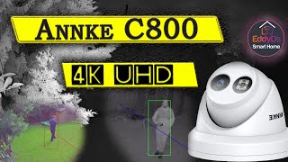 Annke C800 4K UHD 8MP POE Review Test amp Unboxing [upl. by Lebatsirhc]