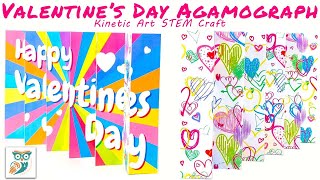 Valentines Day Agamograph STEM Craft [upl. by Ecirtap277]