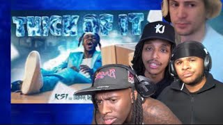 STREAMERS reaction to KSI SONG ksimusic streamerreactions ksi kaicenatreacts xqcreact react [upl. by Marlena]